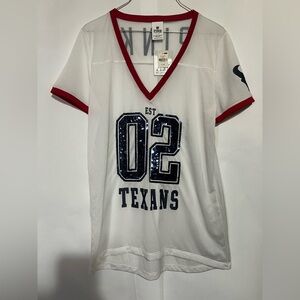 NWT PINK VS Houston Texans Official NFL Jersey - Rare Vintage - Size L/G